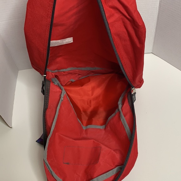 TrailMaker Classic | Red Canvas Adjustable Travel backpack Hiking Unisex Luggage - Picture 5 of 7